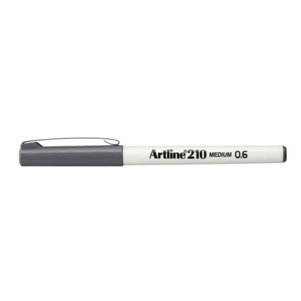 Artline 210N Keçe Uçlu Yazı Kalemi 0,6mm Gri