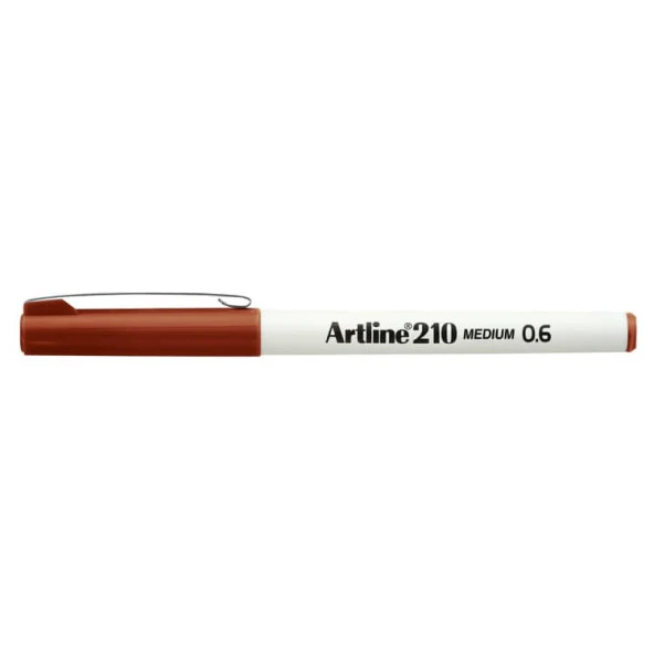 Artline 210N Keçe Uçlu Yazı Kalemi 0,6mm Kahverengi