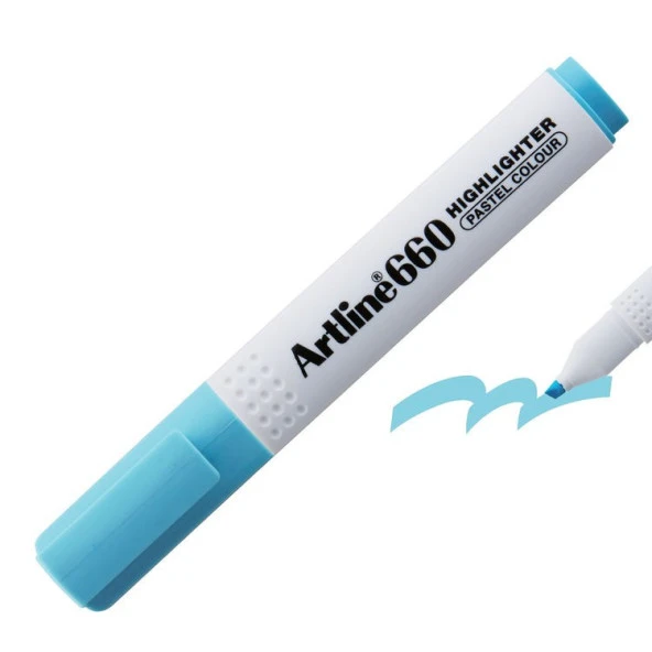 Artline 660 Fosforlu Kalem Pastel Mavi