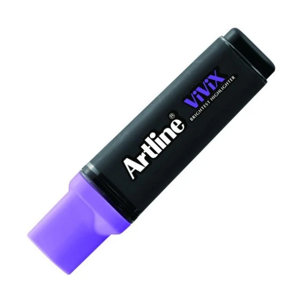 Artline Vivix Parlak Mürekkepli Fosforlu Kalem 2-5 mm FOSFORLU MOR