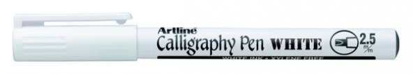 Artline 993XF Permanent Kaligrafi Kalemi 2.5 mm Beyaz ürün görseli