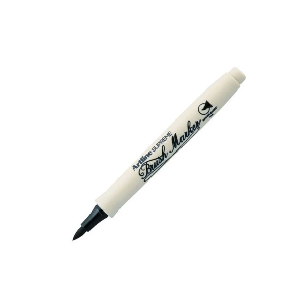 Artline Supreme Brush Marker Esnek Fırça Uçlu Kalem Siyah