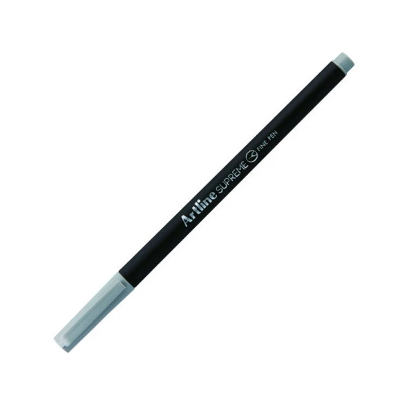 Artline Supreme Fine Keçe Uçlu Kalem 0,4mm Soluk Gri