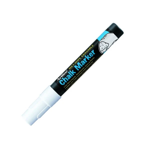 Artline Chalk Marker Tebeşir Markörü Beyaz