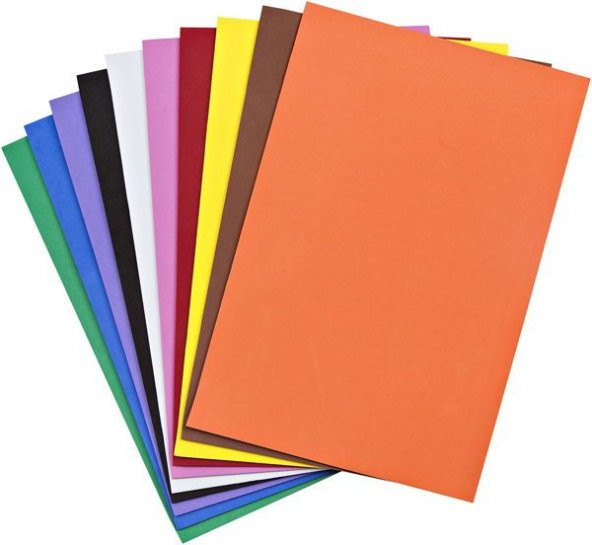 Düz Eva 20x30 cm. 10 Renk