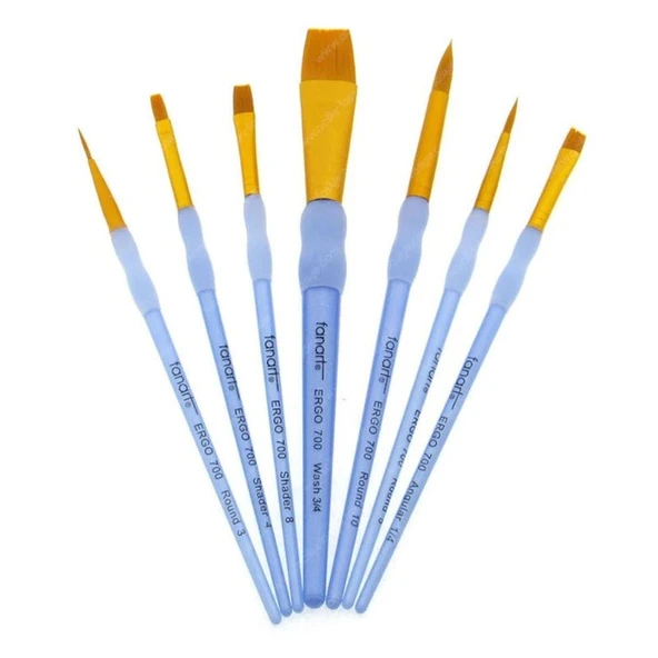 Fanart Academy ERGO 700 Seri Fırça Seti 8 (7li)