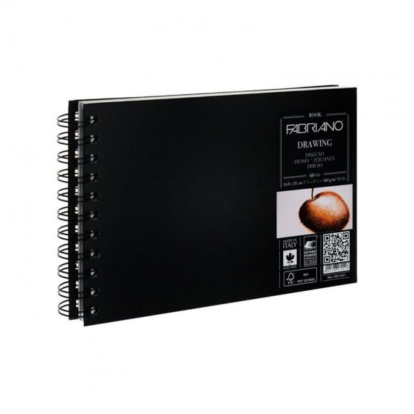 Fabriano Drawing Book Spiralli Sert Kapak 160 gr. A5 60 yp.