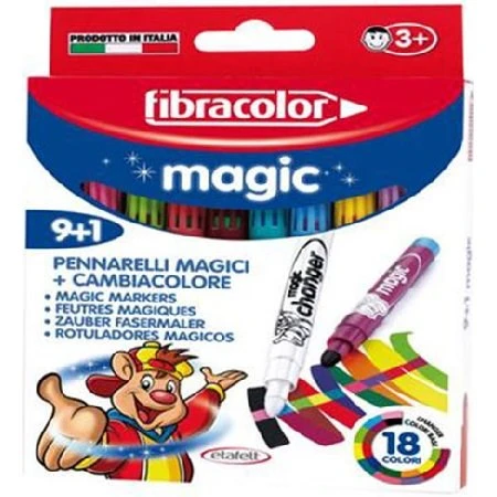 Fibracolor Magic Renk Değiştiren Keçeli Kalem 9+1 Renk