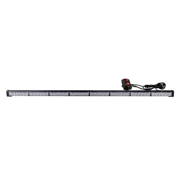 117cm Çakar lamba 3W 48 power ledli 117cm  sarı beyaz 17 fonksiyonlu 12-24V  /  LAPA517-1 ürün görseli