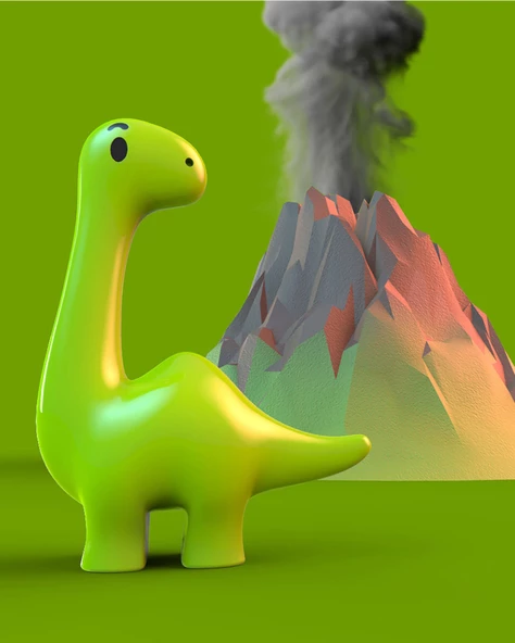 Metalmorphose Dino Anahtarlık - 7