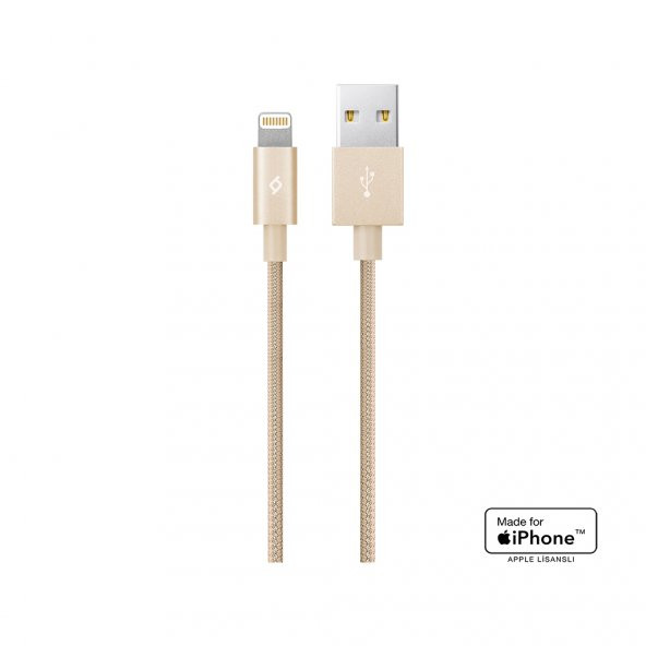 ttec AlumiCable MFi USB-A - Lightning Şarj Kablosu - 10