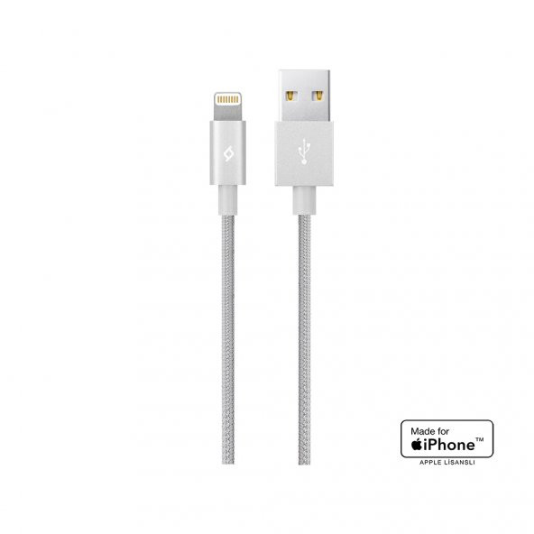 ttec AlumiCable MFi USB-A - Lightning Şarj Kablosu - 11