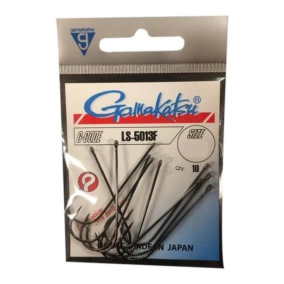 Gamakatsu LS-5013F Uzun Saplı Olta İğnesi Siyah - 4