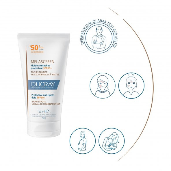 Ducray Melascreen Protective Anti Spots Fluid Spf 50+ 50 ml