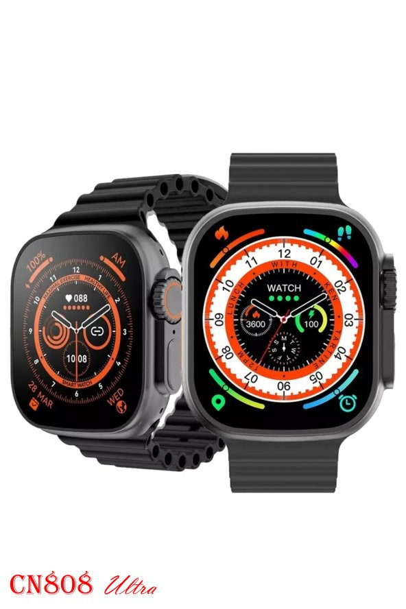 TECHNOMEN CN808 Ultra Akıllı Saat Ios&android Destekli Arama Özellikli Yan Tuş Aktif Sensörlü Smart Watch