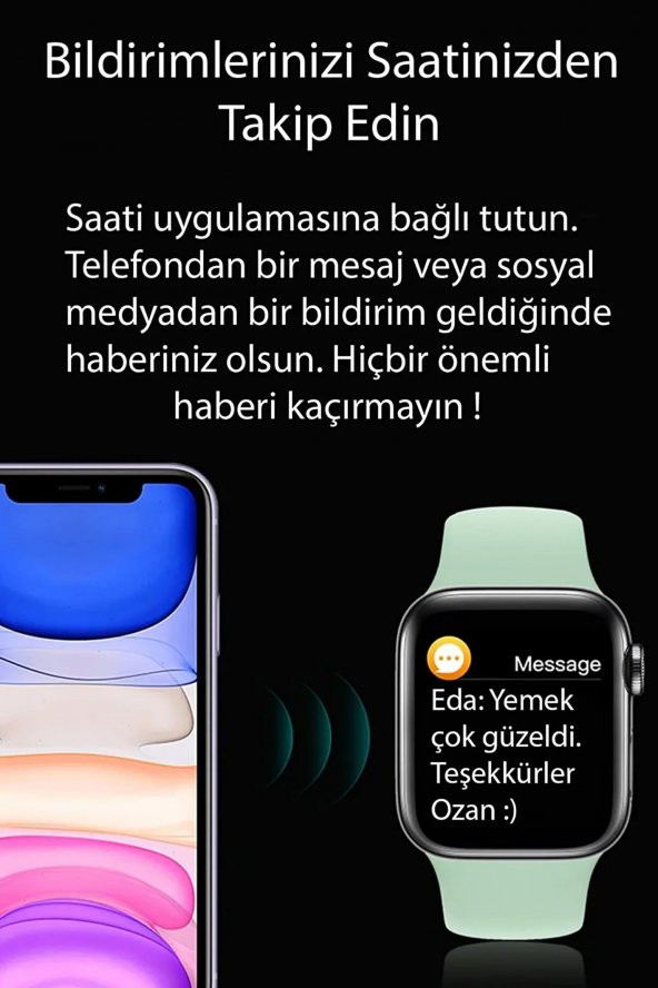 TECHNOMEN T10 ultra Akıllı Saat Son Sürüm Kordon Kilitli IosAndroıd Uyumlu Kordon Hediyeli 2.09İnç Büyük Ekran - 3