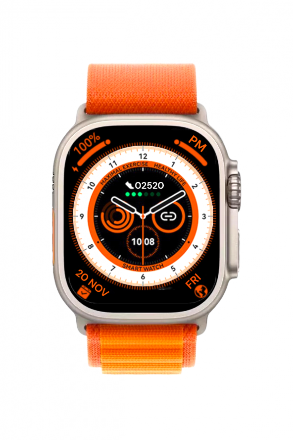 TECHNOMEN DT 8 Ultra Plus 2.02 Inç Akıllı Saat Premium 2023 Son Sürüm Smart Watch 49 MM watchultra.