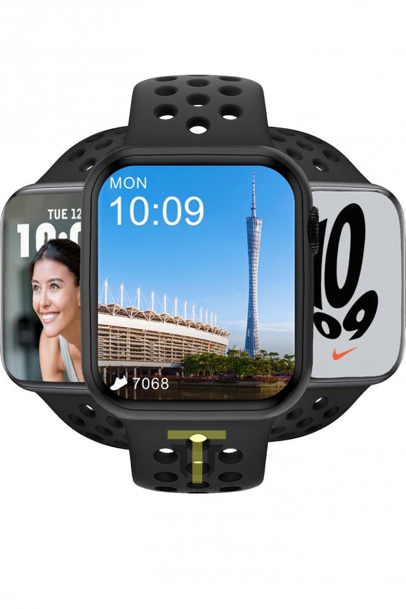 TECHNOMEN Watch 7 DT Nlke Series Spor Smartwatch 2022 Akıllı Saat NFC Siri GPS Bluetooth Çağrı Android İos