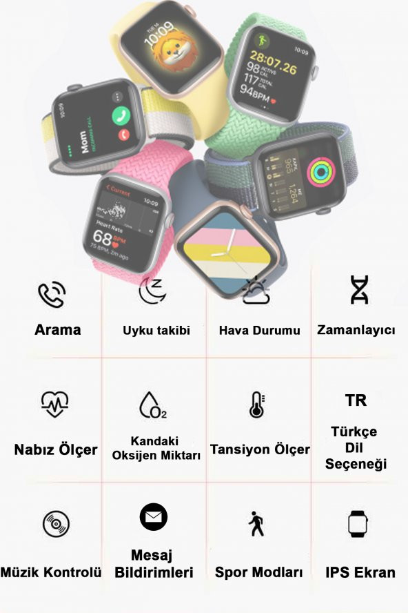 TECHNOMEN Watch 7 Hwatch 7 Plus Pro Max İos android Uyumlu Yeni Nesil Akıllı Saat - 2
