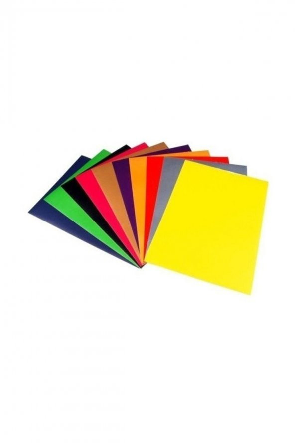 Ticon 50x70 Cm Fon Kartonu 10 Renk 10 Adet Set Kampanyalı