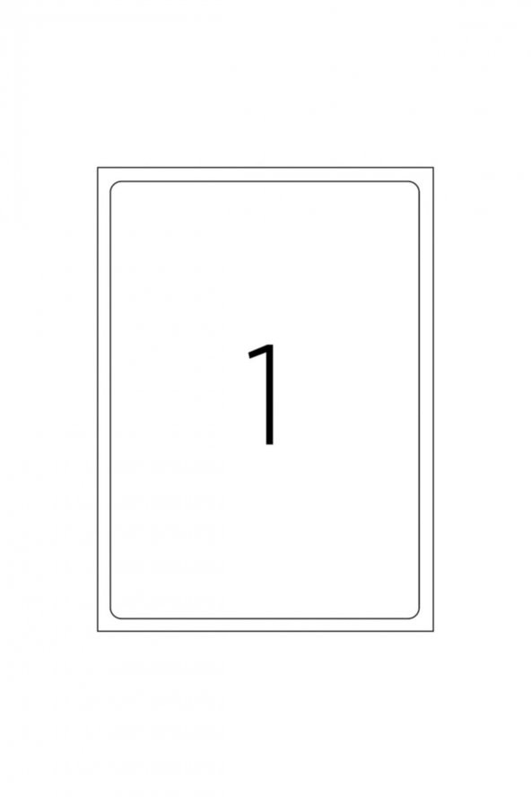 Tanex Tw-2001 Laser Etiket 199.6x289.1 Mm.kargo Etiketi 100 Syf/pk. - 2