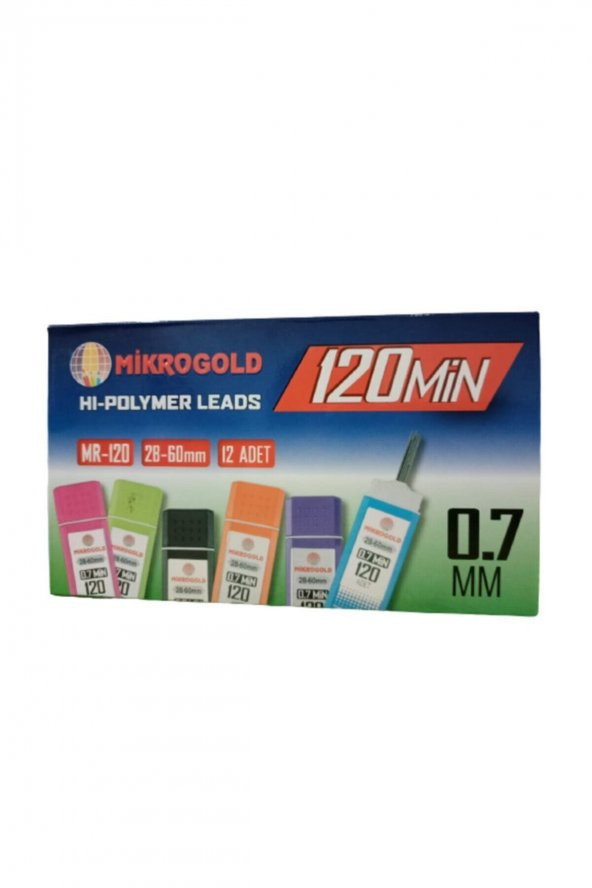 Mikro Gold Kalem Ucu Hı-polymer Leards 0.7 120li 12 Adet