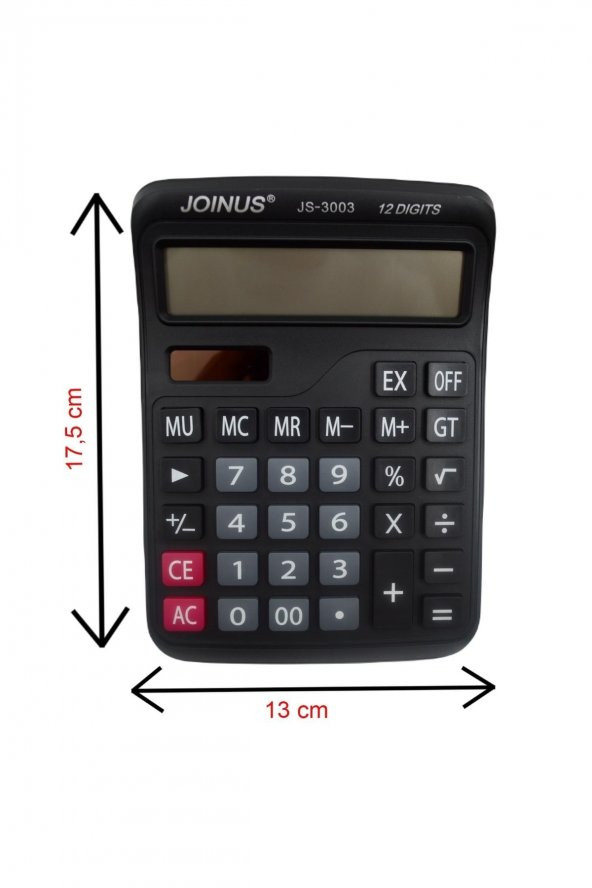 Linea Joinus 12 Haneli Masaüstü Hesap Makinesi Js-3003 - 2