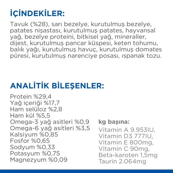 Hills SCIENCE PLAN +7 No Grain Olgun Yetişkin Tavuklu Kedi Maması 1.5 KG - 5