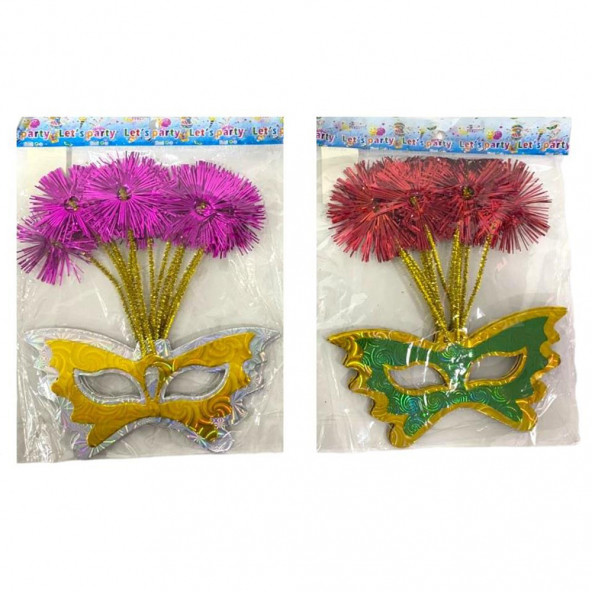 Çiçekli Maske 6 Lı