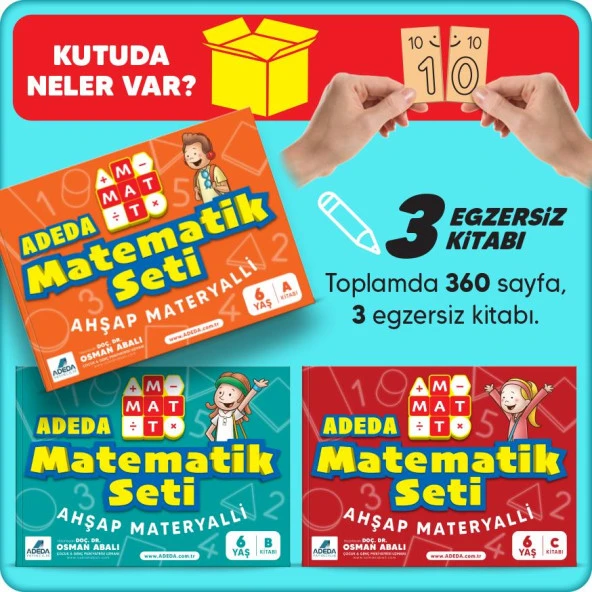 Adeda Mat Mat Matematik Seti 6 Yaş - Resim 4