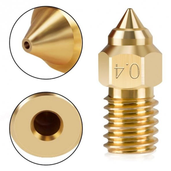 Ender 5 S1 -Ender 7 Pirinç Nozzle(0.4mm)