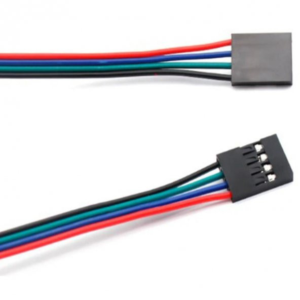 4 Pin Dişi-Dişi Dupont Kablo(1 Metre)