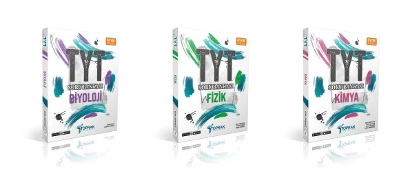 Toprak 2024 Tyt Fizik Kimya Biyoloji Soru Bankası Seti 3 Kitap
