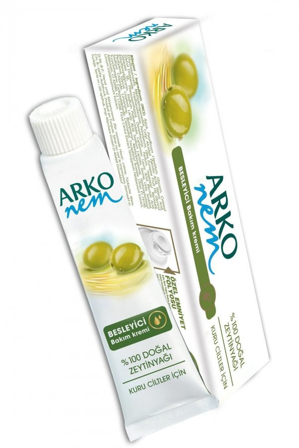 ARKO NEM BESLEYİCİ BAKIM KREMİ ZEYTİNYAĞLI 20 ML