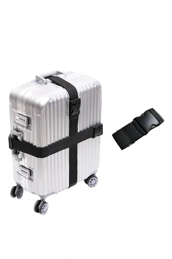 Bavul Bagaj Sedye Emniyet Kemeri Valiz Kemeri Ayarlanabilir Sırt ve Seyahat Çantası Kemeri 1 Adet