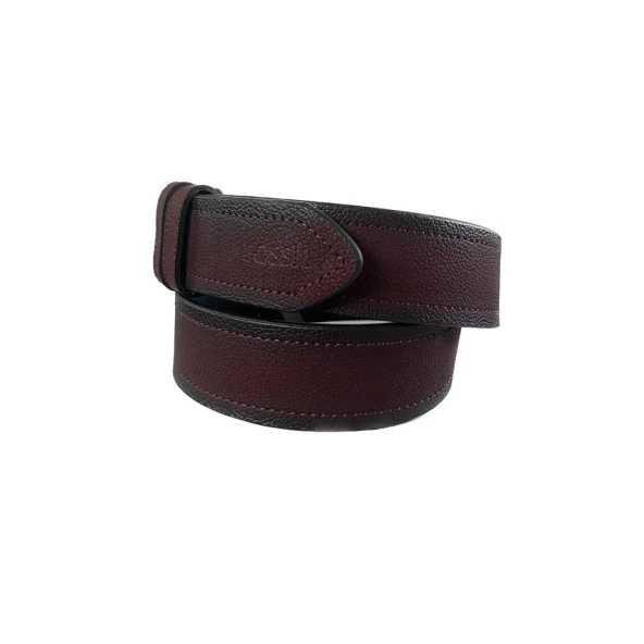 Fossil Bordo Suni Deri 4,5 cm Erkek Kemeri-115cm - Resim 5