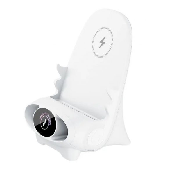 Universal Taşınabilir Wireless Kablosuz Hızlı Şarj Standı Müzik İstasyonu V8 - 2