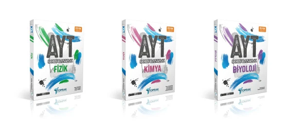 Toprak 2024 Ayt Fizik Kimya Biyoloji Soru Bankası Seti 3 Kitap