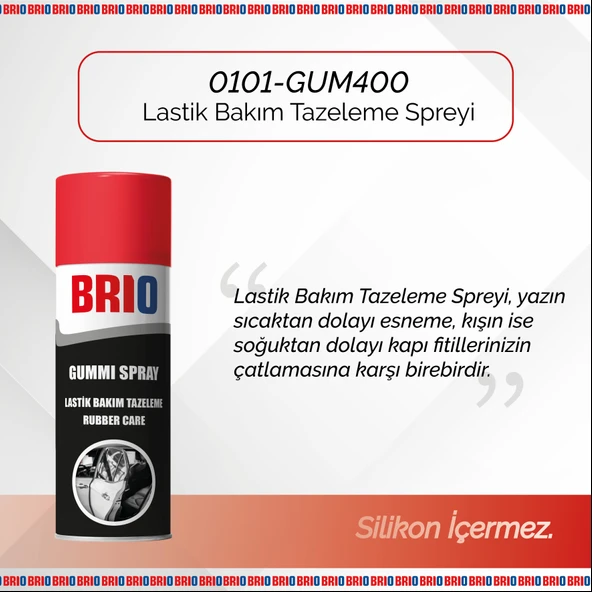 Brio Lastik Bakım Tazeleme Spreyi 400 Ml - Resim 2
