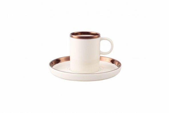 Porland Chopin Bakır Çay Fincanı Takımı 4 Parça 04ALM007891 - 2