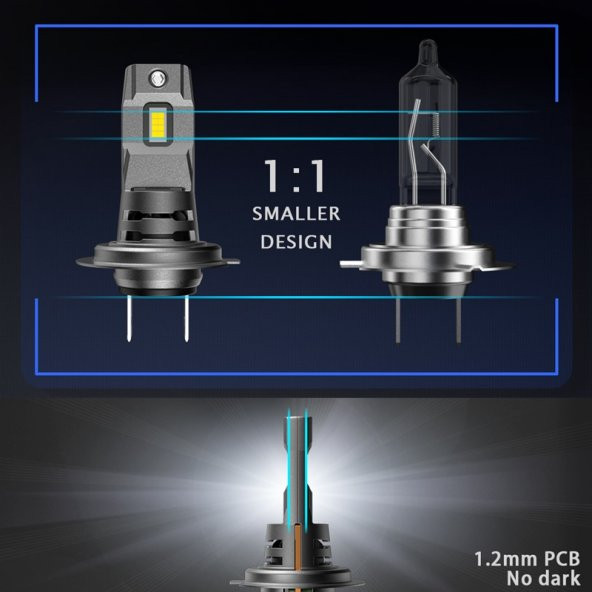 Led far ampulü 80W 11000LM H7 12-30V / LAAM931 - 3