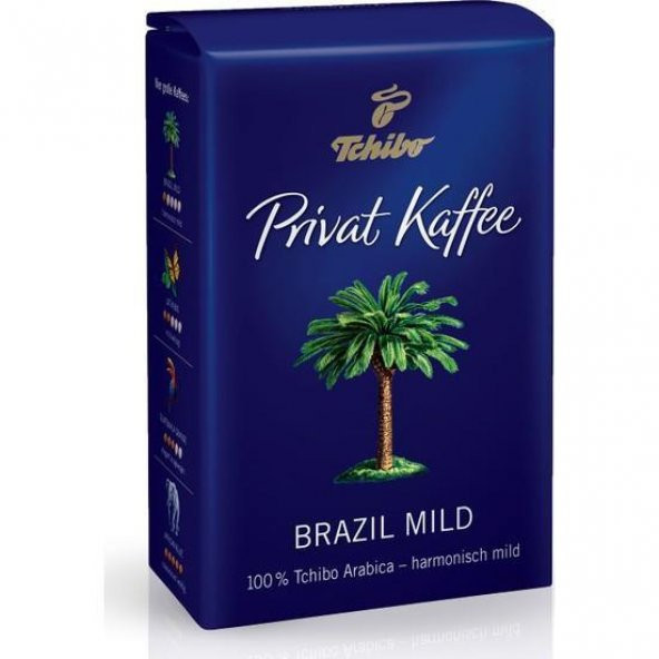 Tchibo Privat Kaffee Brazil Mild Öğütülmüş Filtre Kahve 250 gr