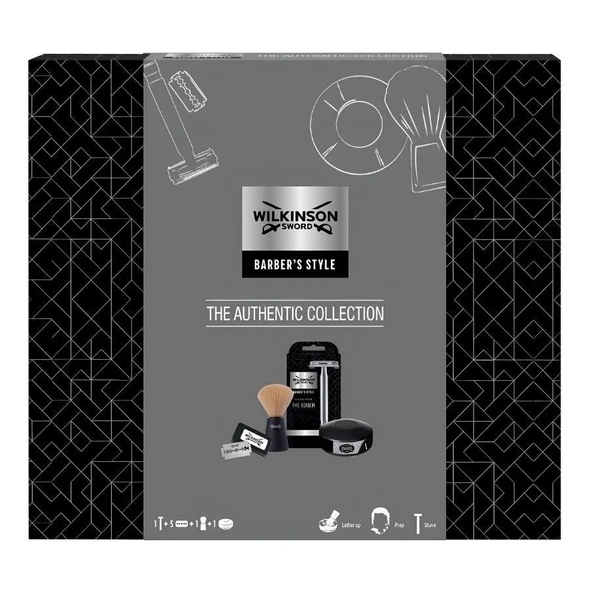 Wilkinson Sword Barber's Style Authentic Collection Erkek Tıraş Seti