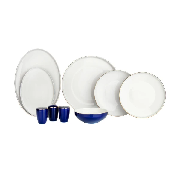 Schafer Adel Navy Blue Yemek Takımı 56 Parça-Lacivert - 4