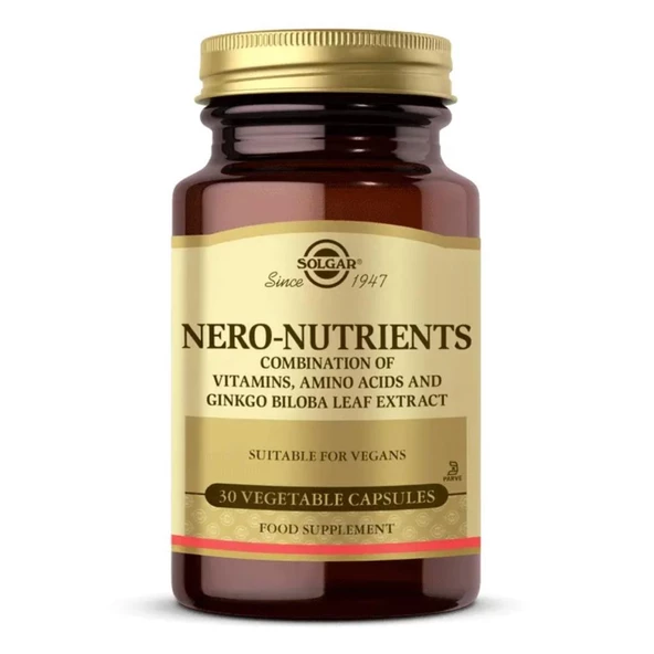 Solgar Nero Nutrients 30 Kapsül