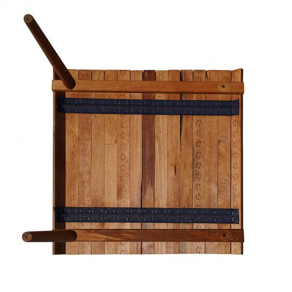 Ahşap Katlanır Rulo Masa Kamp Outdoor Bahçe Araç Araba Masası Çantalı 60x57 - 8