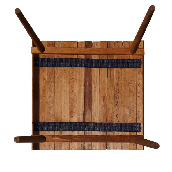 Ahşap Katlanır Rulo Masa Kamp Outdoor Bahçe Araç Araba Masası Çantalı 60x57 - 10