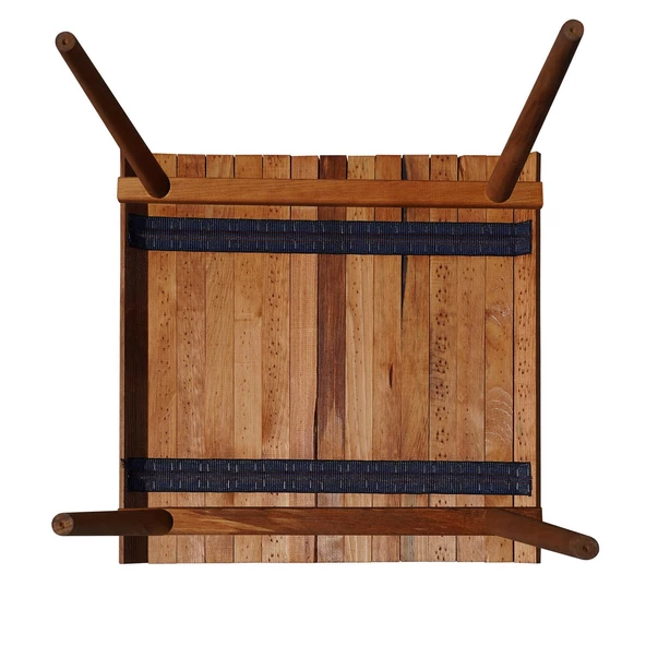 Ahşap Katlanır Rulo Masa Kamp Outdoor Bahçe Araç Araba Masası Çantalı 60x57 - 12