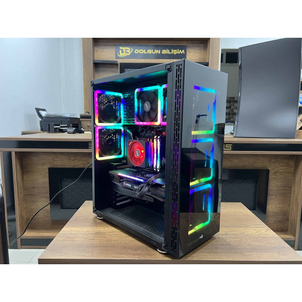 İKİNCİ EL AMD Ryzen 5 5500 16GB RAM 1TB SSD RTX3070 650W Power Adreslenebilir RGB Fanlı KASA - 2