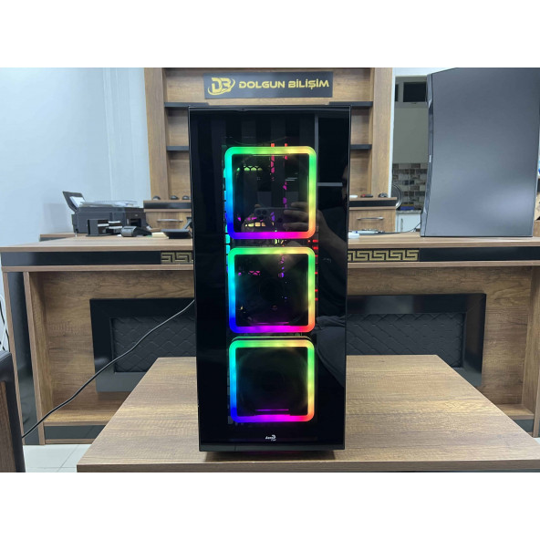İKİNCİ EL AMD Ryzen 5 5500 16GB RAM 1TB SSD RTX3070 650W Power Adreslenebilir RGB Fanlı KASA - 3
